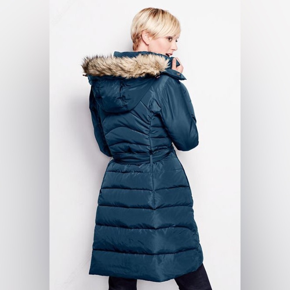 Lands End Tulip Hem Down Jacket